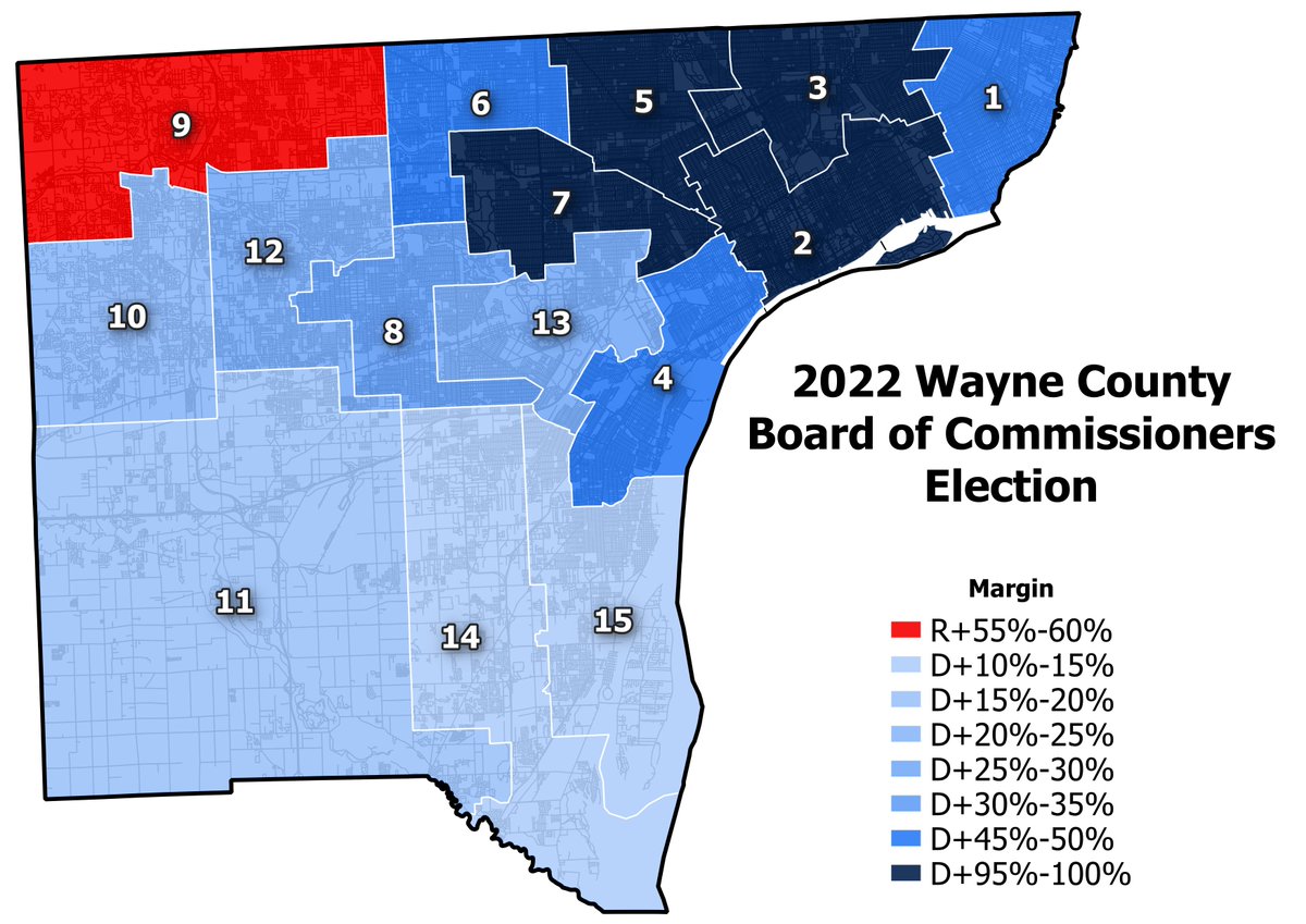 WWFerguson2's tweet image. Good guess. lol

Comm. Joseph Palamara in District 15 held this Trump seat by 10 points. It&apos;s still a 14-1 D map since Dems didn&apos;t run anyone against GOP Comm. Terry Marecki in District 9, though a Libertarian candidate got 20% of the vote there.