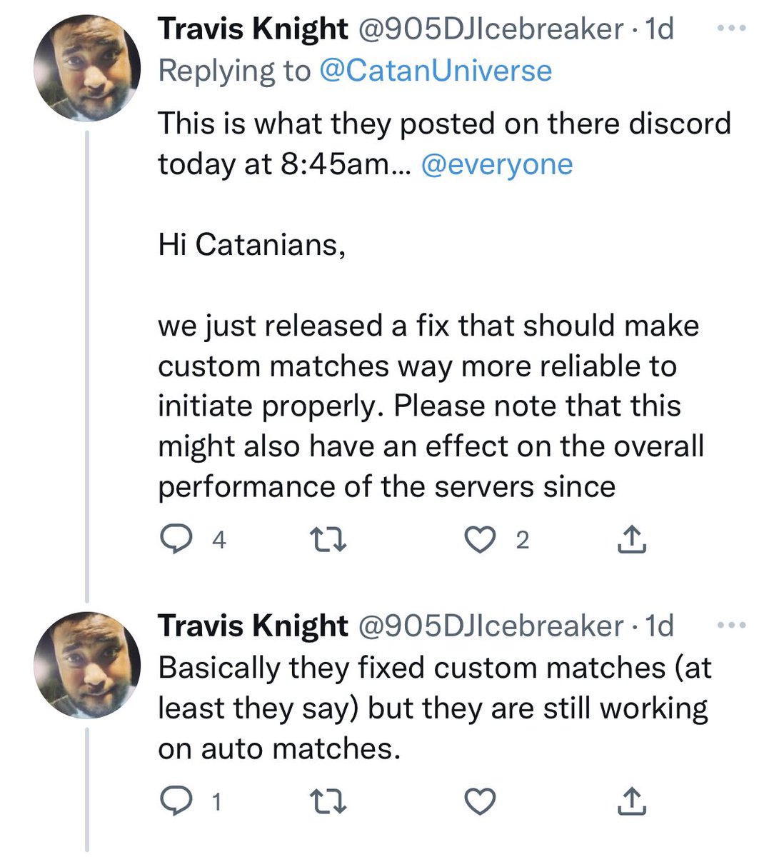 808bananas's tweet photo. @Hope_hopeless4 @CatanUniverse I’m not on discord but someone commented this: https://t.co/CANUEVTg2t