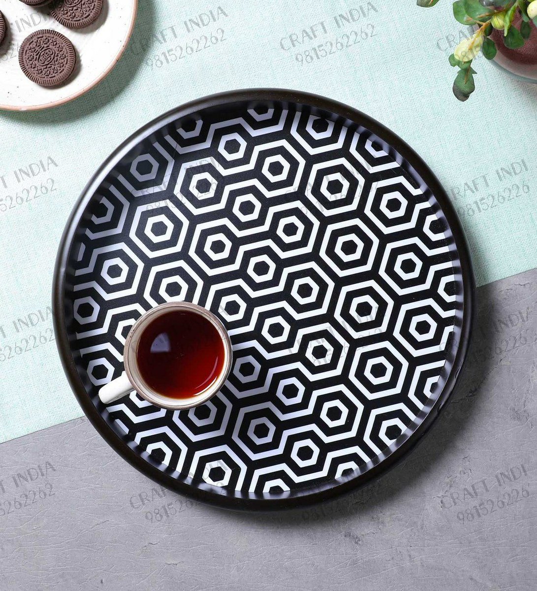 Beautiful printed hand-made collection
MDF Round Tray 
Available in various designs
.
#mdftray #roundtray #handmade #serveware #giftware
