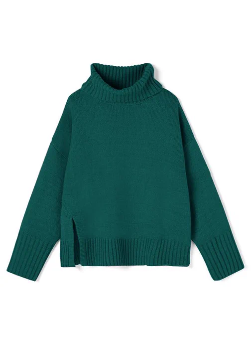 グレイルで頼んだ服届いた!ニット手触り良くてめっちゃ当たりグリーンは凄く理想的なグリーンで最高 