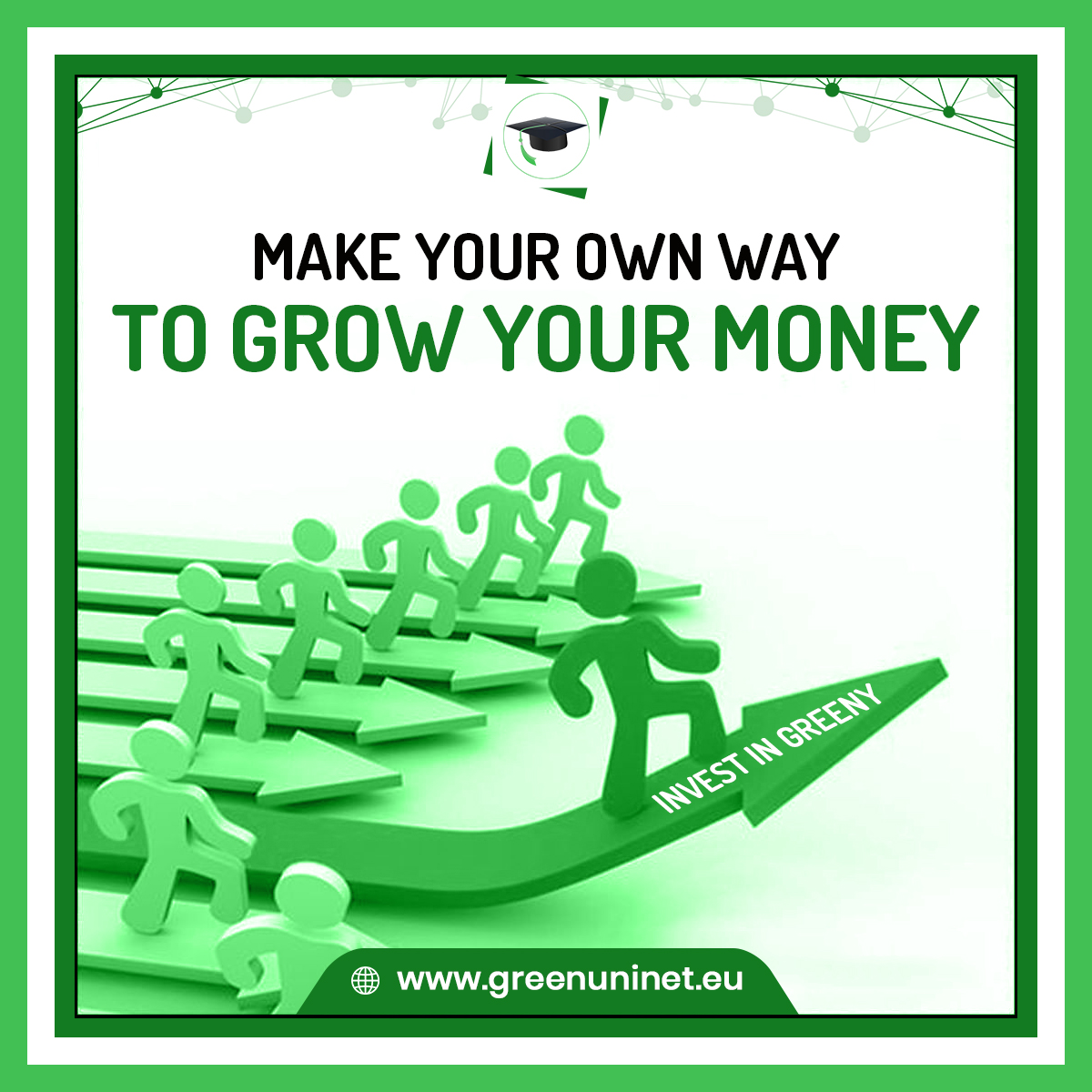 Make your own way to grow your #money💵💰

Invest in #GREENY:👉 greenuninet.eu/sale/
.
.
.
.
.
#greenuninetwork #crypto #cryptocurrency #cryptoinvesting #tokensale #publicsale #cryptoinvestors #cryptomarket