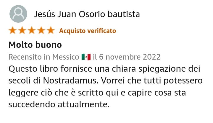 Ringrazio i lettori che mi capiscono 😍😍😍❤️
#nostradamus
#nostradamussenplice
#alexwinderoth
#amazon