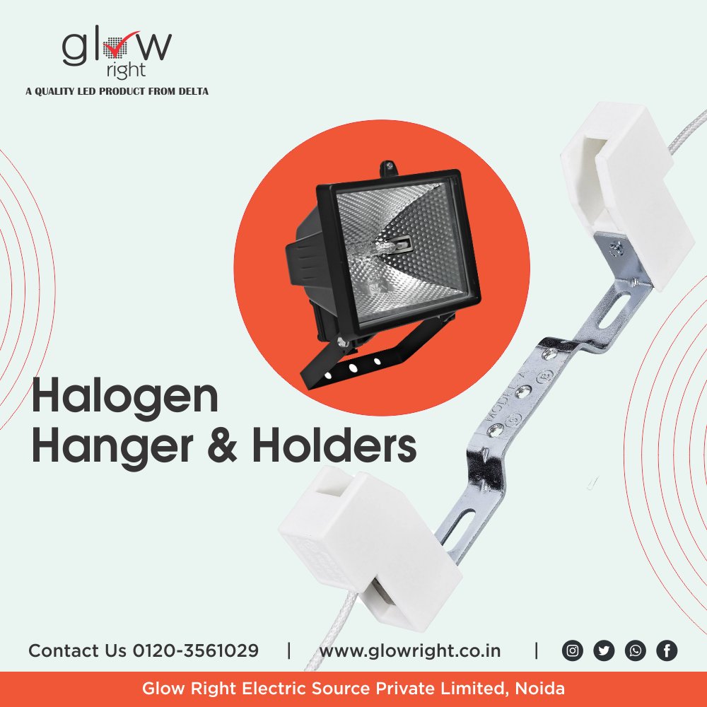 GlowrightIndia's tweet photo. The offered range of Halogen Hangers are designed and manufactured by using supreme quality raw material with the help of modern machines adhering to set industrial standards and norms.
.
.
.
.
#halogenhanger #halogenholder #halogenlights #lightingmanufacturer #glowright https://t.co/3lr4oTgTR6