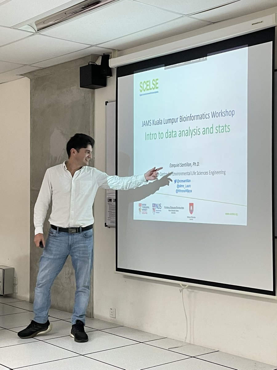 Moving on to the 3rd-block of the workshop, we’re happy to have <a href="/ezesantillan/">Ezequiel Santillan</a> from making his introduction to data analyses and phylosequencing in R 🤩