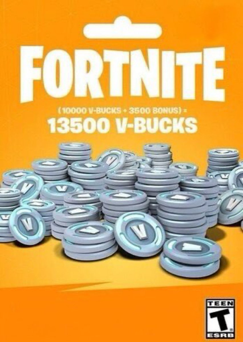 13,500 vbucks giveaway - 72 hours 

-Retweet 

-Follow bit.ly/3UJaYtz