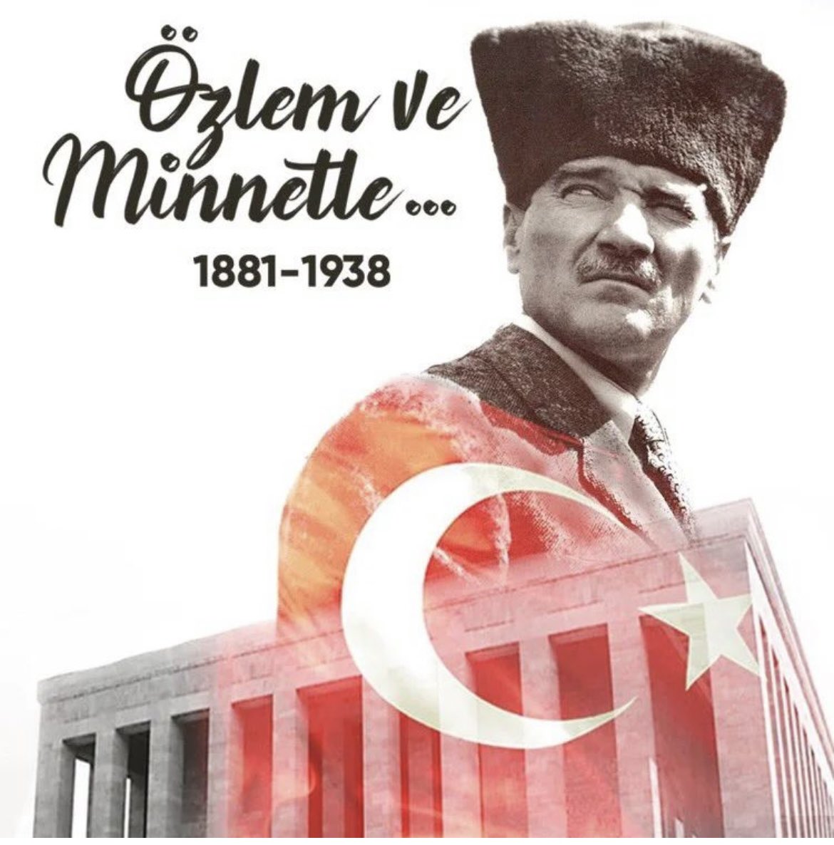 Milli Mücadelemizin Mimarı Büyük Önder Atatürk’ ü saygı, minnet ve Özlemle anıyoruz ♾️ #10Kasim1938 #Ataturk #ATAMIZRahatUyusun