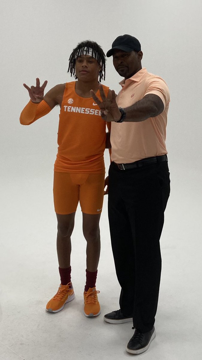 Congratulations to Avaunt Ortiz for officially signing with the University of Tennessee to continue his education and track career. McClintock High School has put out another one to be proud of.