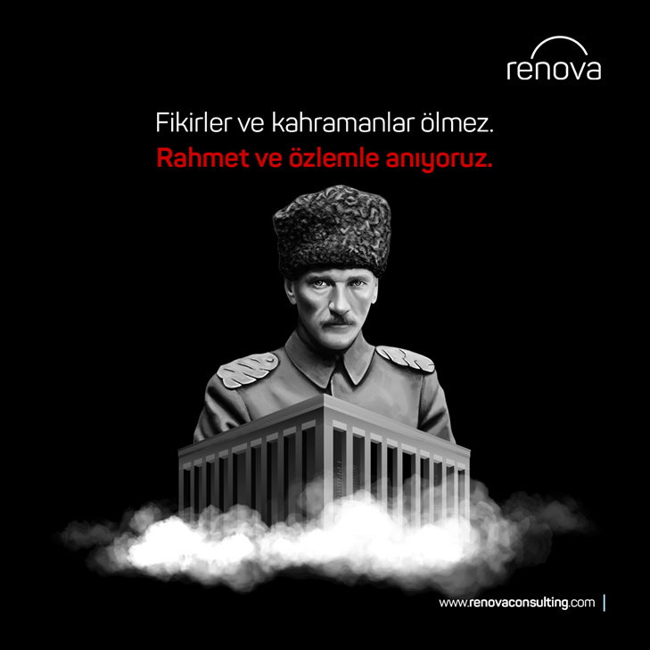 Aramızdan ayrılışının 84. yılında Gazi Mustafa Kemal Atatürk’ü büyük bir minnet ve özlemle anıyoruz