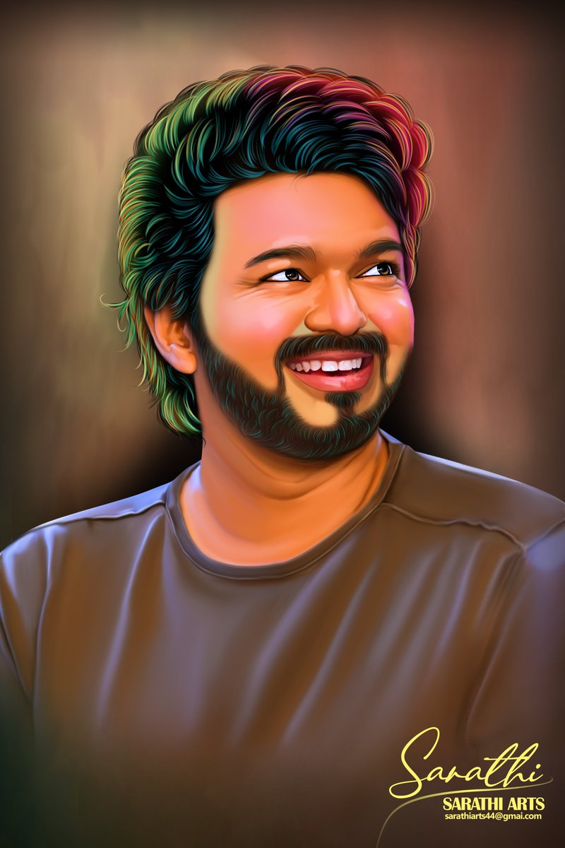 SarathiArts's tweet photo. Varisu painting 🎨🖌️ https://t.co/BW0Opwqz7g