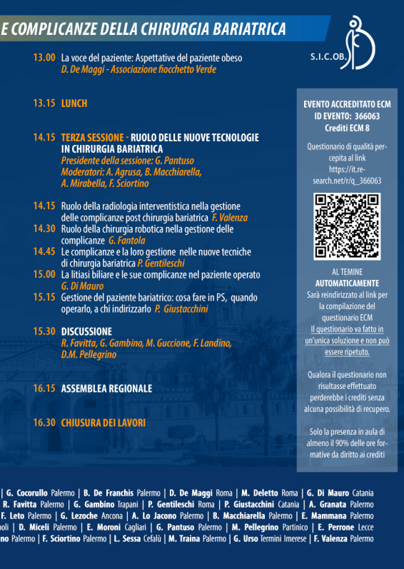 SICOB_org's tweet photo. Gestione delle complicanze post chirurgia Bariatrica https://t.co/QpadS3826J https://t.co/HovB62C7dd