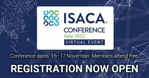 ISACANews's tweet photo. #ISACACon Asia is next week! Get the latest updates in #digitaltrust by top #cyber experts when you join us virtually 16-17 November. Earn up to 9.5 CPE at this FREE event for ISACA members! Not a member? Join ISACA today to access the event. ➡️ https://t.co/XrKkoZ5cPv https://t.co/MI98IJFn7A