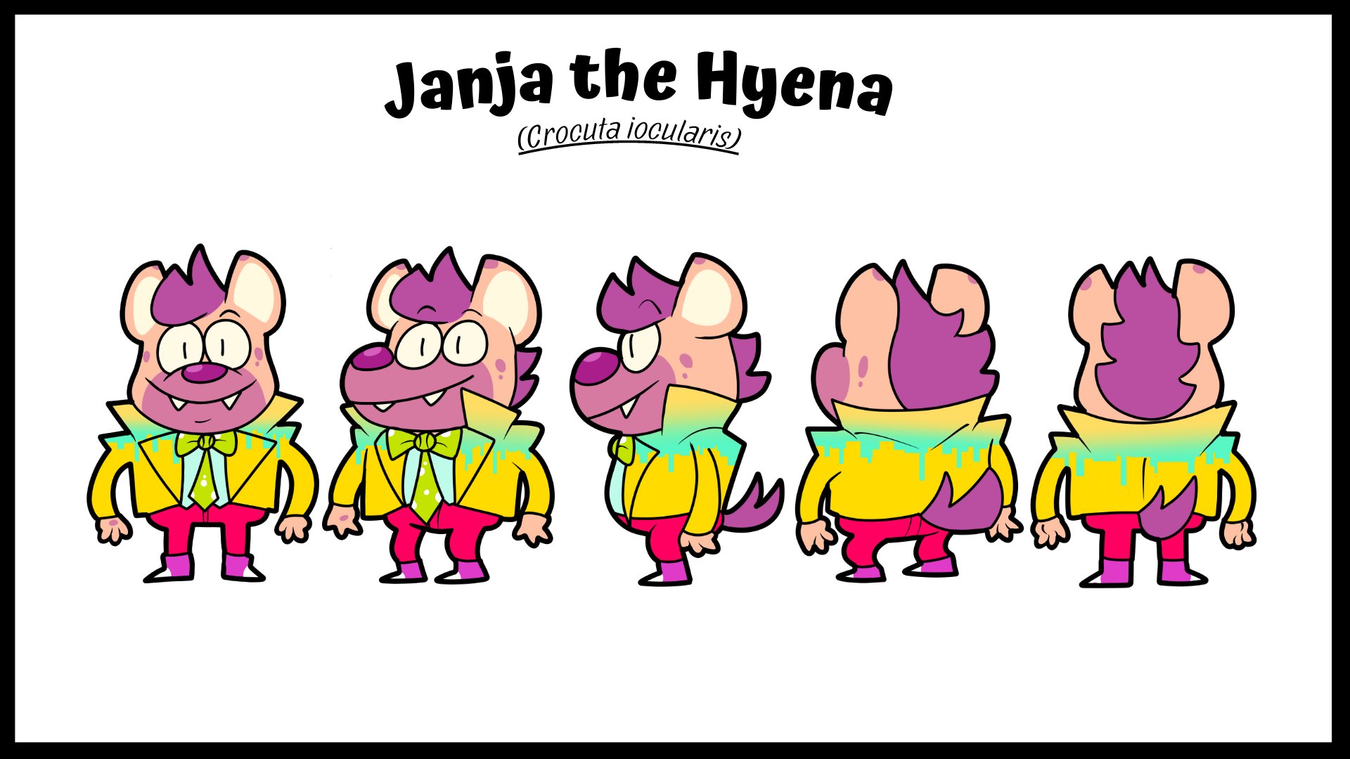 Janja hyena☕ on Twitter: "finally!! the Janja reference sheet + i