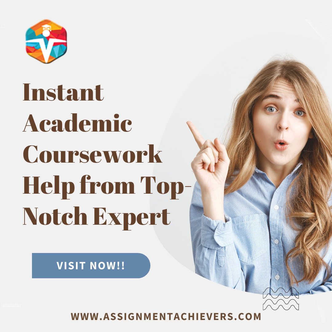 assignmenteam's tweet image. Looking for instant coursework help? Assignment Achievers is the best platform that is helping students to get instant help from top-notch academic experts.
#assignmentachievers #courseworkhelp #courseworkhelper #courseworkhelponline #instantcourseworkhelp #courseworkexpert