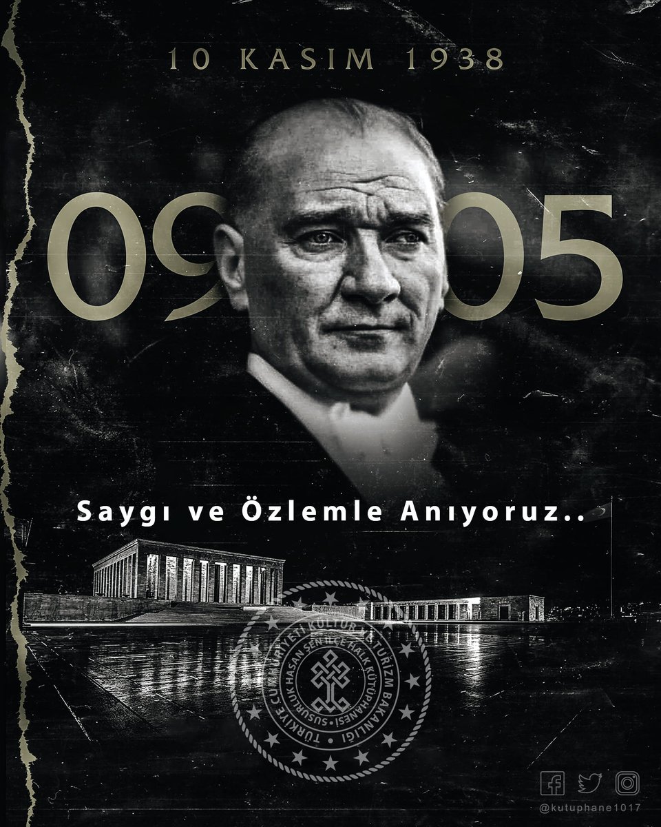Saygı ve Özlemle Anıyoruz..

#10Kasım #Atatürk