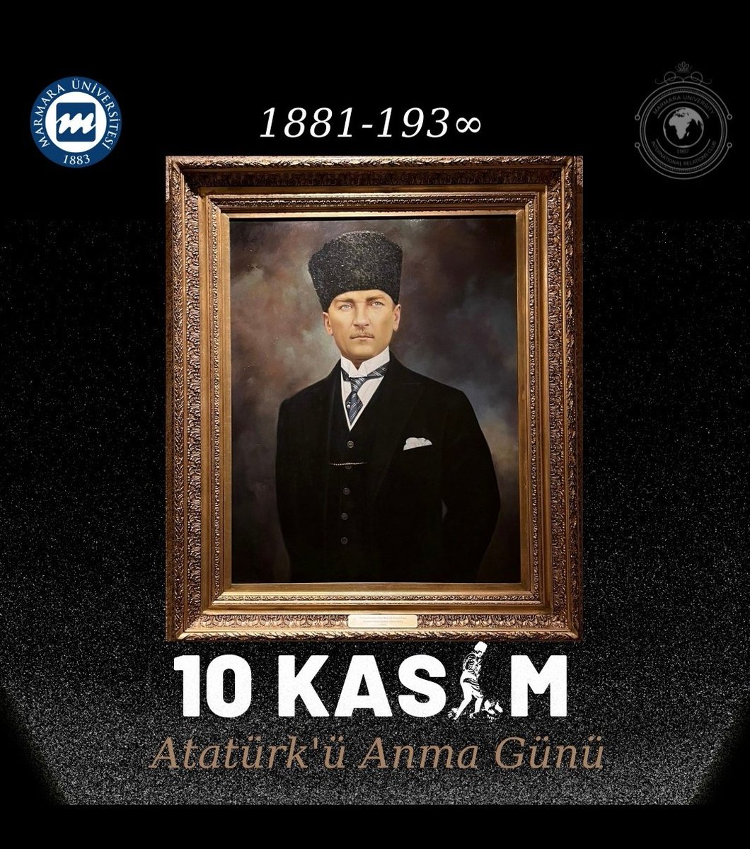 Türkiye Cumhuriyeti'nin kurucusu ve daimi lideri olan Ata'mız Gazi Mustafa Kemal Atatürk 'ü saygı, sevgi ve özlemle anıyoruz. #10Kasım