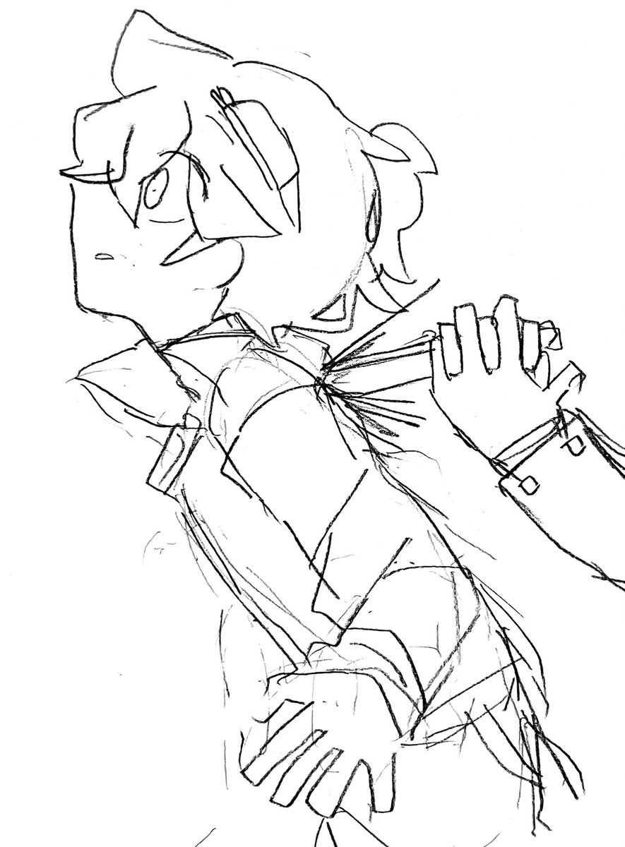 偽物って分かった瞬間ぶっ殺してくる相棒好きっていう落書き 