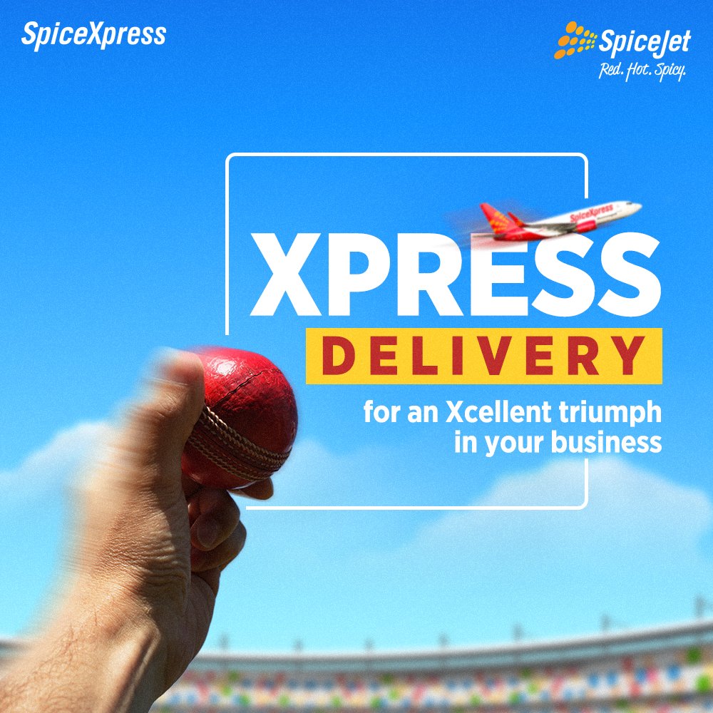 SpiceXpressGbl's tweet photo. Achieve an impressive feat 💯 in your business by opting for the fastest cargo 📦 delivery services.
#WeAreSpiceXpress #T20WorldCup
.
.
.
#T20 #IndianCricketTeam #Cricket #TeamIndia #CheerTeamIndia #WorldCupT20 #XpressDeliveries #FastestDeliveries #SpiceXpress #T20WorldCup2022 https://t.co/0uz6sD2025