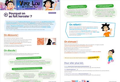 🚫C’est la journée #NonAuHarcelement 
🆕 Pour en parler avec les #enfants, découvrez notre #nouvel épisode de Vinz et Lou : 

✅ Pourquoi on est harcelé ? 

➕notre fiche conseils pour en discuter en #famille 

👉 internetsanscrainte.fr/ressources/pou…