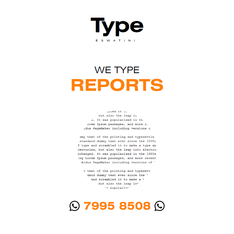 type_eswatini's tweet photo. With today's ever-increasing workloads, we all deserve a reliable partner for all our typing needs. 

WhatsApp your notes to 7995 8508 and get assisted immediately! 

#typeeswatini 
#typing 
#service 
#eswatini 
#tinitwitter https://t.co/rEgtqCuv0s