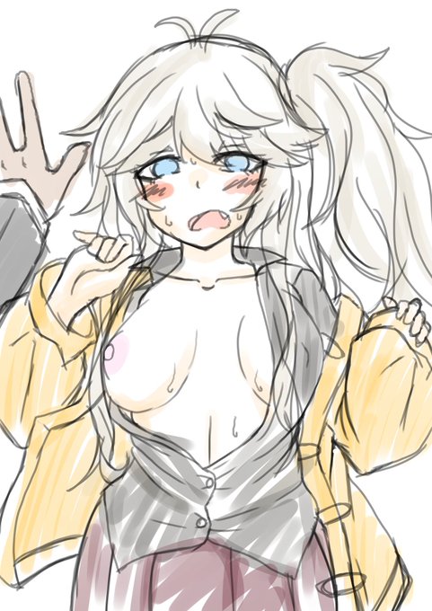 今描いてるつむぎちゃんのえっち絵 