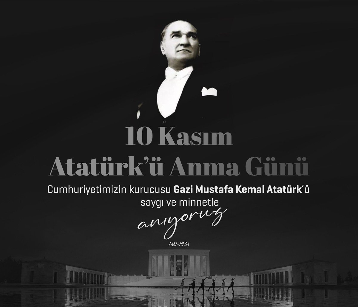 "Gazi Mustafa Kemal Atatürk’ün aramızdan ayrılışının 84. yıl dönümünde; onu saygı, minnet ve özlemle anıyoruz."

#10Kasım