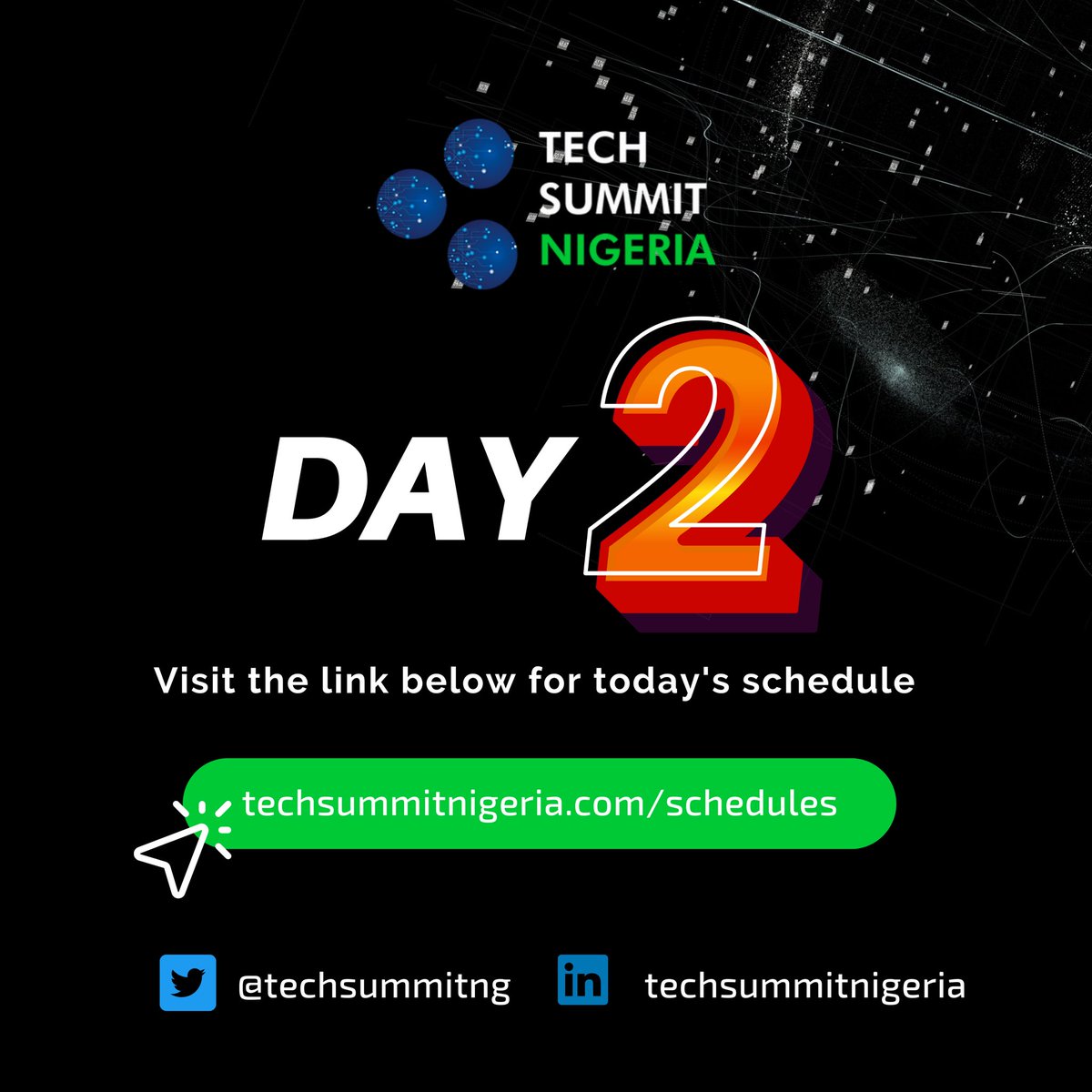 Join us today at the Tech Summit Nigeria as we uncover exciting new technologies. To view today's schedule or join us live, visit our website lnkd.in/dKDgU7yA 

#techsummitnigeria #techsummitng  #microsoft #ai