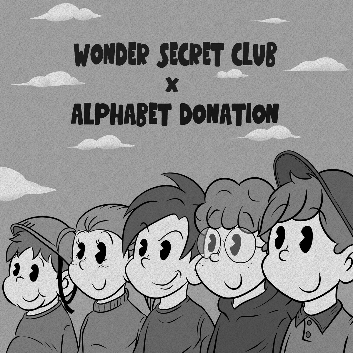 Wonder Secret Club has partnered with the alphabet donation project to co-launch the world's first charity project.

Please check WSC discord announcement for more information.