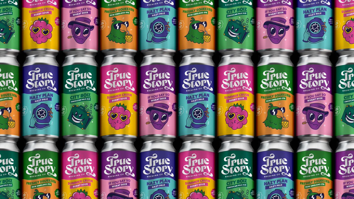 Deuce Studio  <a href="/deucestudio/">Deuce Studio</a>  - Deuce Studio Drops Refreshing New Brand And Packaging for True Story Brewing Co
.
worldbranddesign.com/deuce-studio-d…
.
#packaging #packagingdesign #logodesign #graphicdesign #typography #branding #branddesign #worldbranddesign