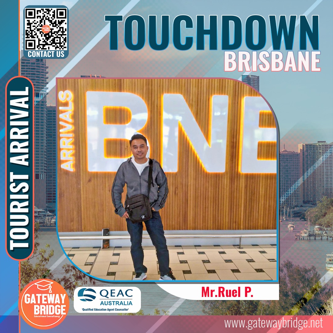 gatewaybridge's tweet image. Arrived and excited to explore the beautiful City of Brissy and its unique welcoming culture, welcome to Straya, Mr. Ruel Calonge Perez

🌍gatewaybridge.net/contactus
📞+63 908 989 5460
📲 +63-995-983-2610
📧 studyabroad@gatewaybridge.net

#touristvisa #traveller #Gatewaybridge
