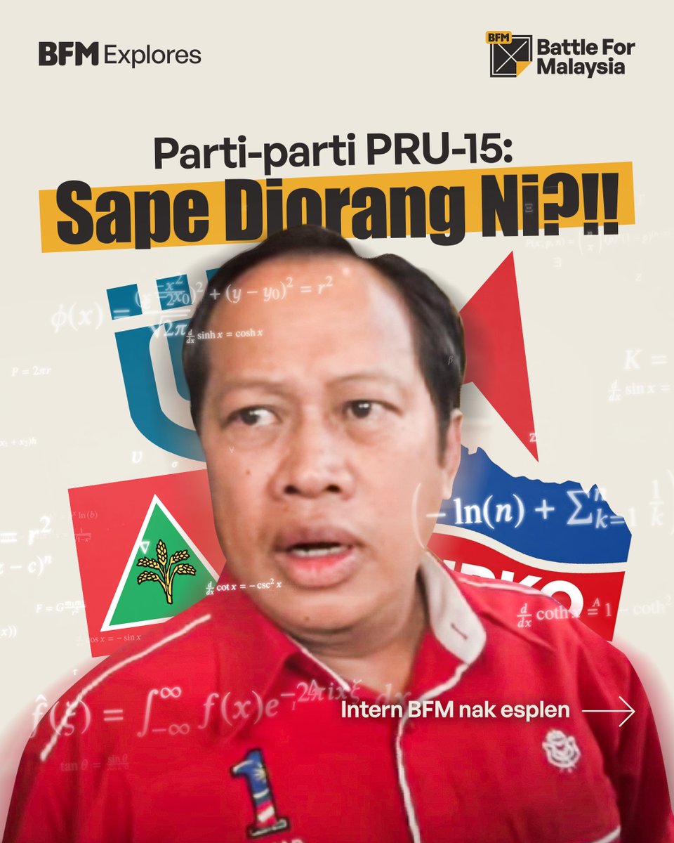 Korang kenal ke parti-parti yang bertanding pada PRU15? Masih keliru? Boss mintak intern kami terangkan ikut pemahaman dia... P/S: Designer pun pengsan nak buat grafik ni. So sapot la mereka dan share laju-laju. tqqqq 1/10 ⬇️