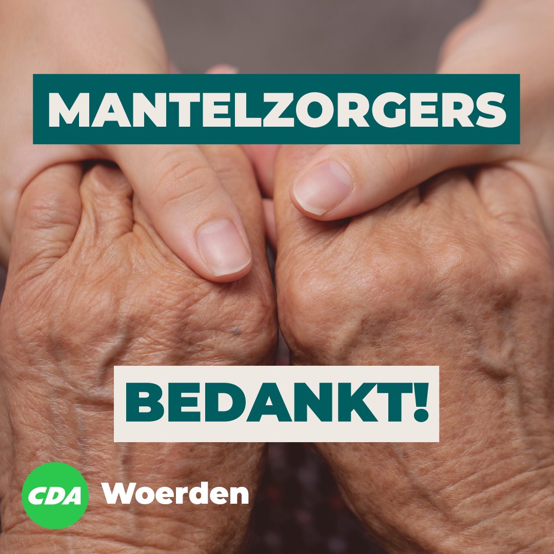 Nederland telt 4,4 miljoen mantelzorgers. Stuk voor stuk helden. Zet daarom vandaag op de #DagVanDeMantelzorg die helden in het zonnetje! 💚 

#MinderIkMeerWij #SamenVerderBouwen
#Woerden #Harmelen #Zegveld #Kamerik