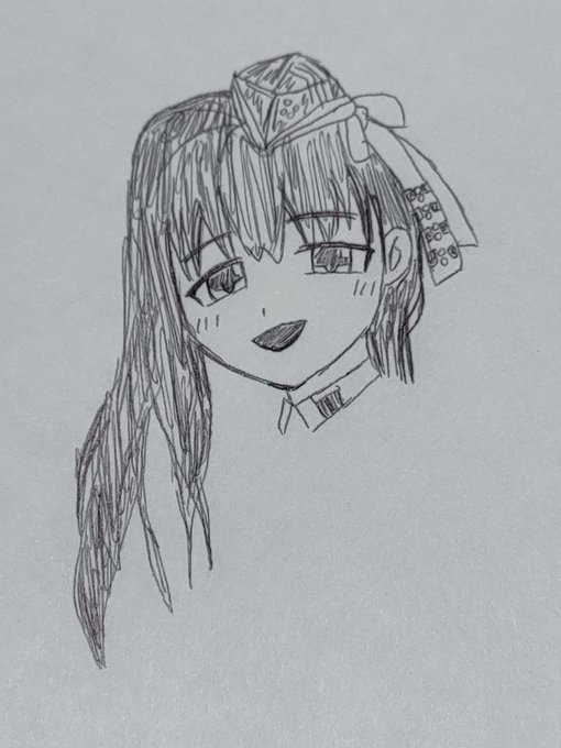 ボールペンのみでNIKKEの微笑んでるマリアンの顔を描いてみた

マリアンありがとう 