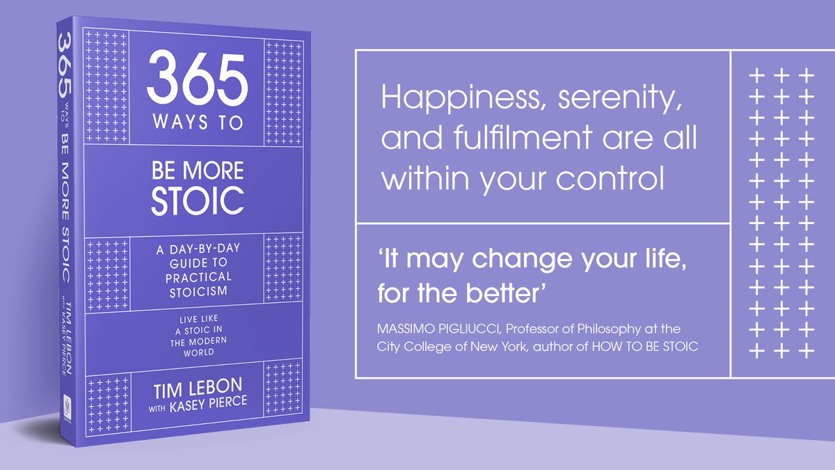 timlebon's tweet photo. Delighted to announce the publication of my new book on practical Stoicism today. https://t.co/cW5QvmCbn1