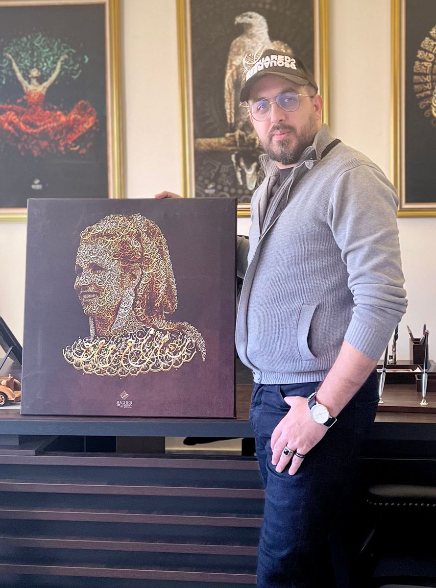 🎼🇱🇧 Happy November 10th Birthday SABAH!

In honoring this Lebanese Legend, I am highlighting an Award-winning Artist <a href="/raghebabuhamdan/">Ragheb Abu Hamdan</a> &amp; his incredible made-to-order Masterpieces.

An #Art creation of the bigger-than-life Persona &amp; Glamour of the beloved Singer!
#ArabCalligraphy