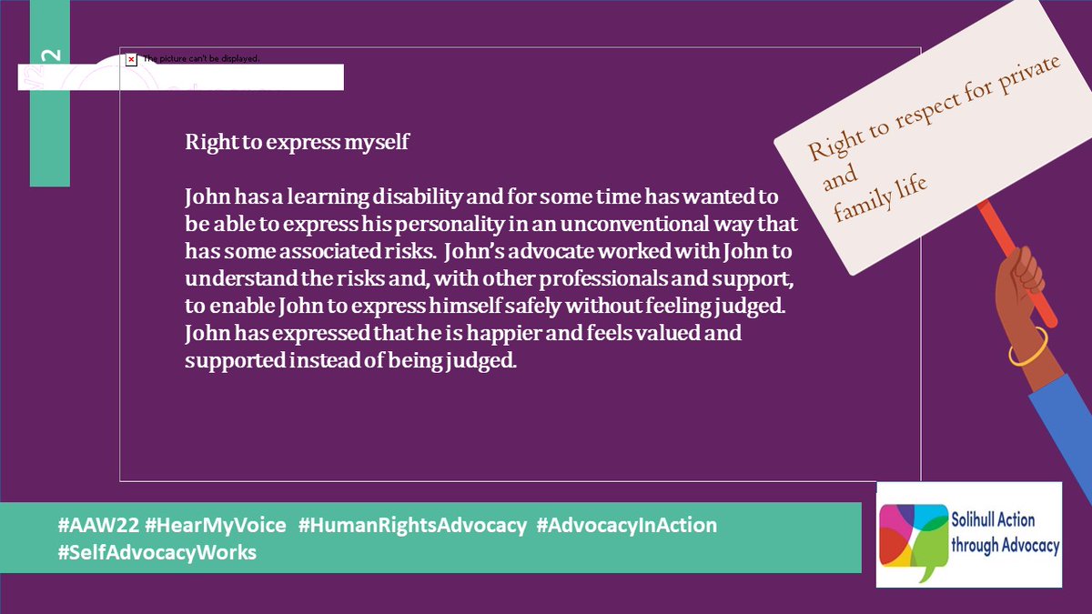 Advocacy week continues!  #AAW22 #HearMyVoice #HumanRightsAdvocacy