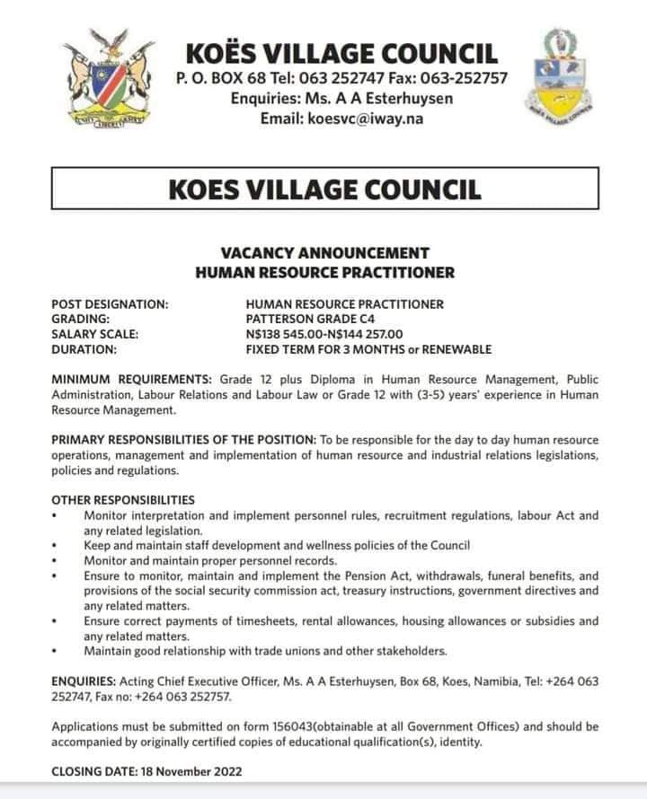 Jobs Namibia on Twitter "https//t.co/d89LYHwImP" / Twitter