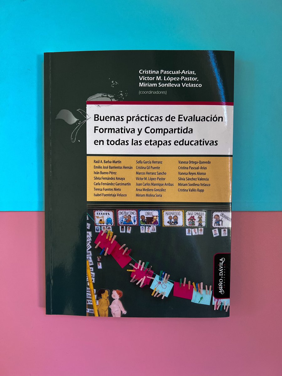 cpascualarias's tweet photo. Libro recién publicado con propuestas prácticas de #EvaluaciónFormativaYCompartida desde Infantil hasta Universidad. Es un lujo trabajar con profes tan comprometidos como los autores del libro ¡felicidades equipo! https://t.co/q4OJE4tP2W