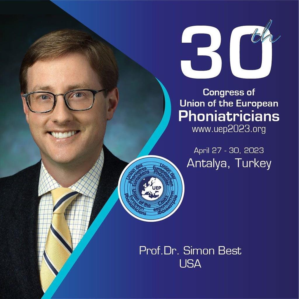Dr. Simon Best is a confirmed faculty in UEP2023

Simon is an Associate Professor of ORL-HNS at Johns Hopkins School of Medicine, and a surgeon and clinician at the Johns Hopkins Voice Center. 

Please visit the webpage of the congress for further details uep2023.org