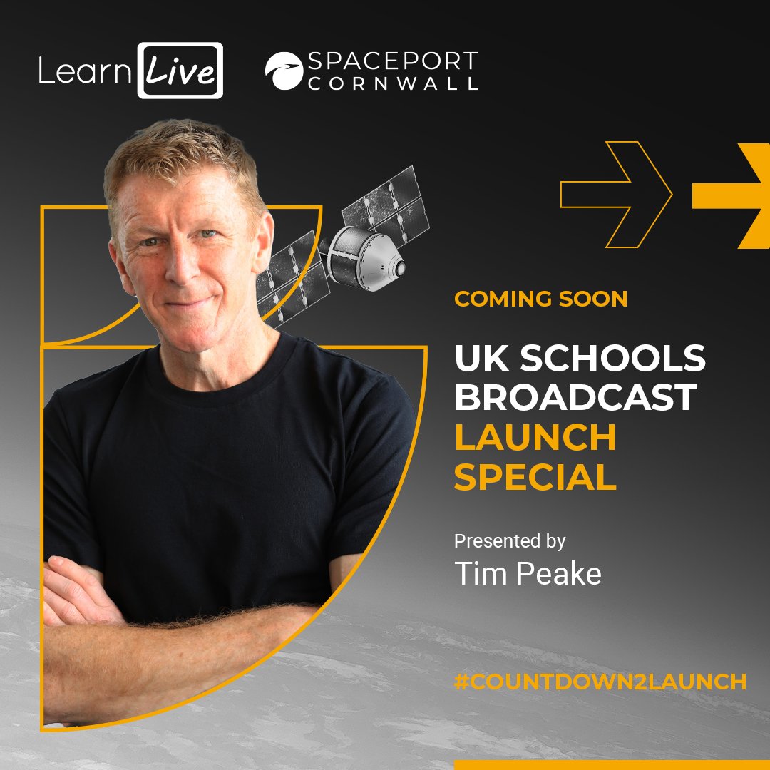 stem4sussex's tweet photo. #Schools are invited to experience first ever launch of a rocket &amp; satellite into #space from UK soil. Join exclusive broadcast featuring @esa Astronaut @astro_timpeake. https://t.co/3pV5YIdf0h @LearnLiveUK #teachers #parents #STEM @spacegovuk #Countdown2Launch @SpaceCornwall https://t.co/EHNW4FAUhM