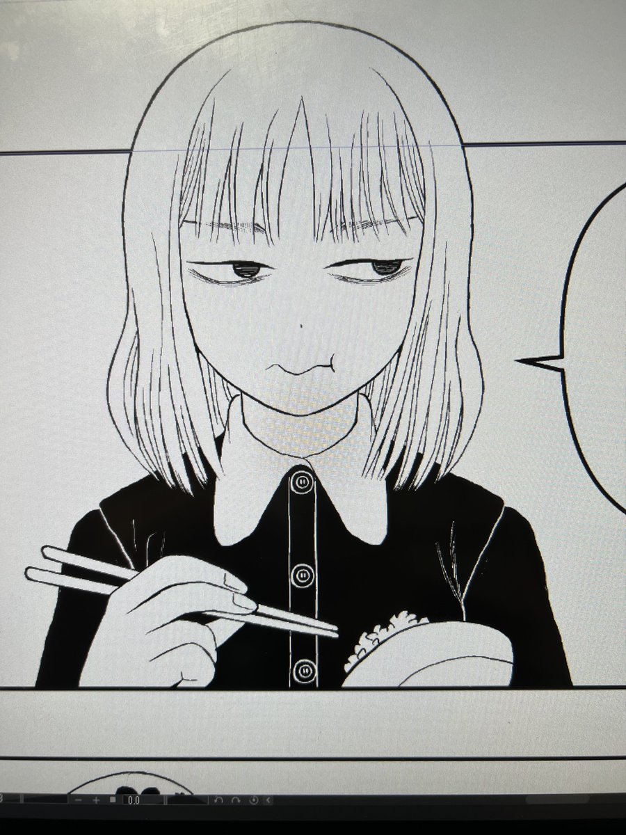 いい顔に描けたヒカルちゃん。
12月のこれ死ねはヒカルちゃん&amp;赤福メイン回。 