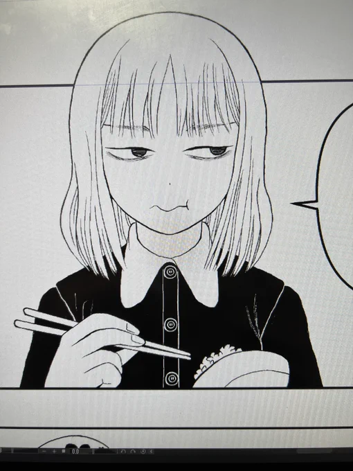 いい顔に描けたヒカルちゃん。
12月のこれ死ねはヒカルちゃん&amp;赤福メイン回。 