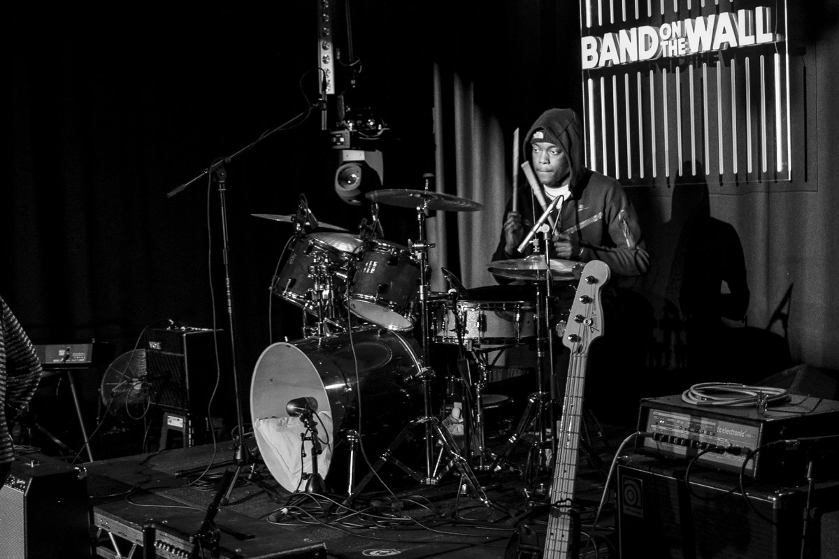 FSkillsCreative's tweet image. Throwback to our Band of the Wall event at the end of the last academic year with some black and white photos.