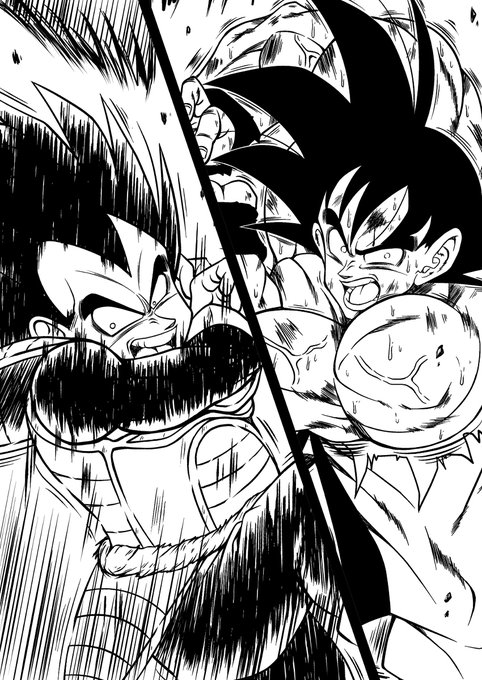 レッドゾーンの闘い! #ドラゴンボール #孫悟空 #ベジータ https://t.co/60cKeMgc8v 