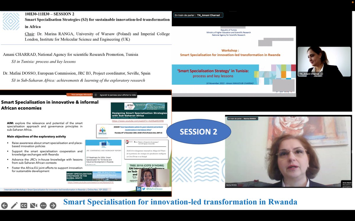 Dr Mafini Dosso (@mafinidosso) on Twitter photo ✨Session2 #SmartSpecialisation in #Africa chair by Prof Marina Ranga <a href="/UniWarszawski/">Uniwersytet Warszawski</a> #Poland & <a href="/imperialcollege/">Imperial College London</a>, with examples of #Tunisia <a href="/CharradAmani/">Amani Mahjoubi Charrad</a> ANPR, #Cotedivoire #Rwanda #Senegal Exploratory Research workshop by <a href="/EU_ScienceHub/">EU_ScienceHub</a> <a href="/EU_Commission/">European Commission</a> & <a href="/RwandaPolytec/">Rwanda Polytechnic</a> #STI4SDGs ✨Session2 #SmartSpecialisation in #Africa chair by Prof Marina Ranga <a href="/UniWarszawski/">Uniwersytet Warszawski</a> #Poland & <a href="/imperialcollege/">Imperial College London</a>, with examples of #Tunisia <a href="/CharradAmani/">Amani Mahjoubi Charrad</a> ANPR, #Cotedivoire #Rwanda #Senegal Exploratory Research workshop by <a href="/EU_ScienceHub/">EU_ScienceHub</a> <a href="/EU_Commission/">European Commission</a> & <a href="/RwandaPolytec/">Rwanda Polytechnic</a> #STI4SDGs