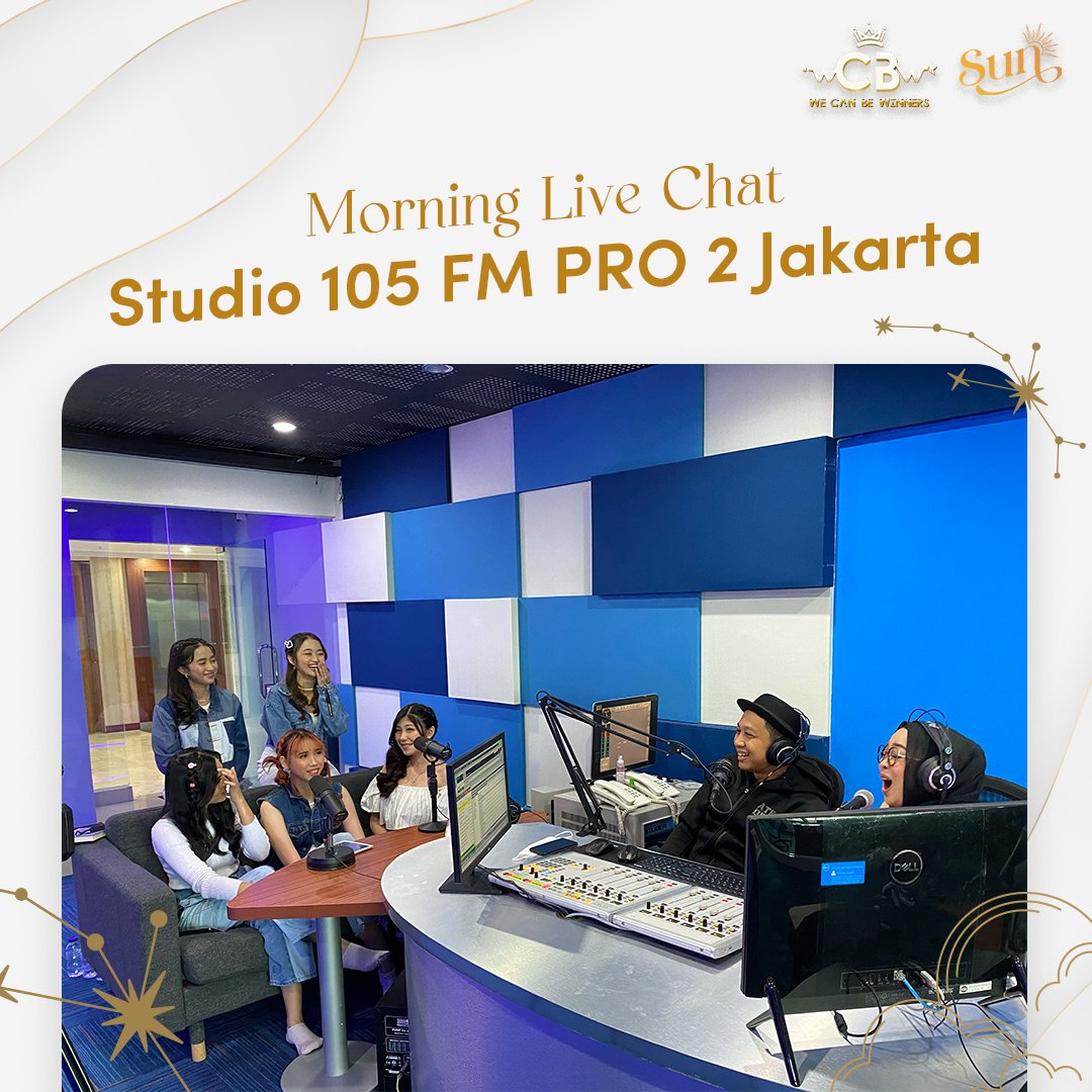 WeCanBeWinners's tweet photo. Keseruan ngobrol bareng di Morning Live Chat @Pro2jak bersama kak Angga &amp; kak Desi
•
Kamu bisa nonton fullnya di sini ya https://t.co/rHGk8f491V
•
#SUN #WeCanBeWinners #WeCanBeWinnersSun #JadiDirimu #DEBUTSINGLESHINE https://t.co/GJOoslwMkq