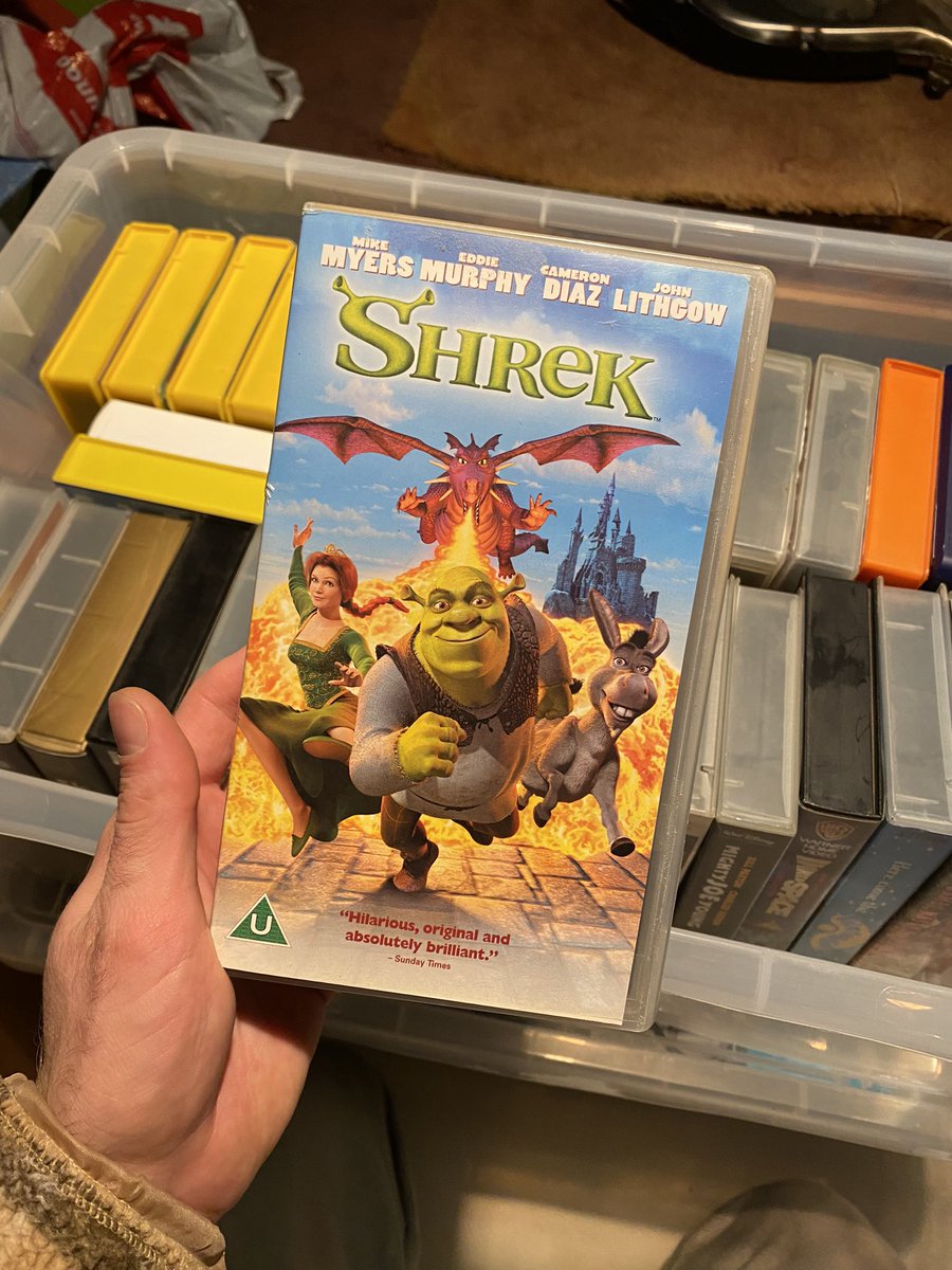 Yeah you might be official but do you have Shrek on VHS?