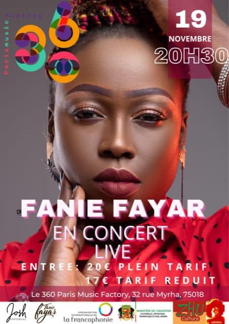 TosalaOng's tweet photo. [ A VOS AGENDAS 🇨🇵]
@fanie_fayar nous donne rendez-vous à PARIS🇫🇷 pour son concert AIR FAYAR. Entrée:20€ plein tarif et 17€ tarif réduis.Adresse:32 rue Myrha,Paris 75018 (Château rouge).Faites passer le message à vos proches
#TOSALA #Congo #concert #paris #France #fanie_fayard https://t.co/NGwYNEEhQY