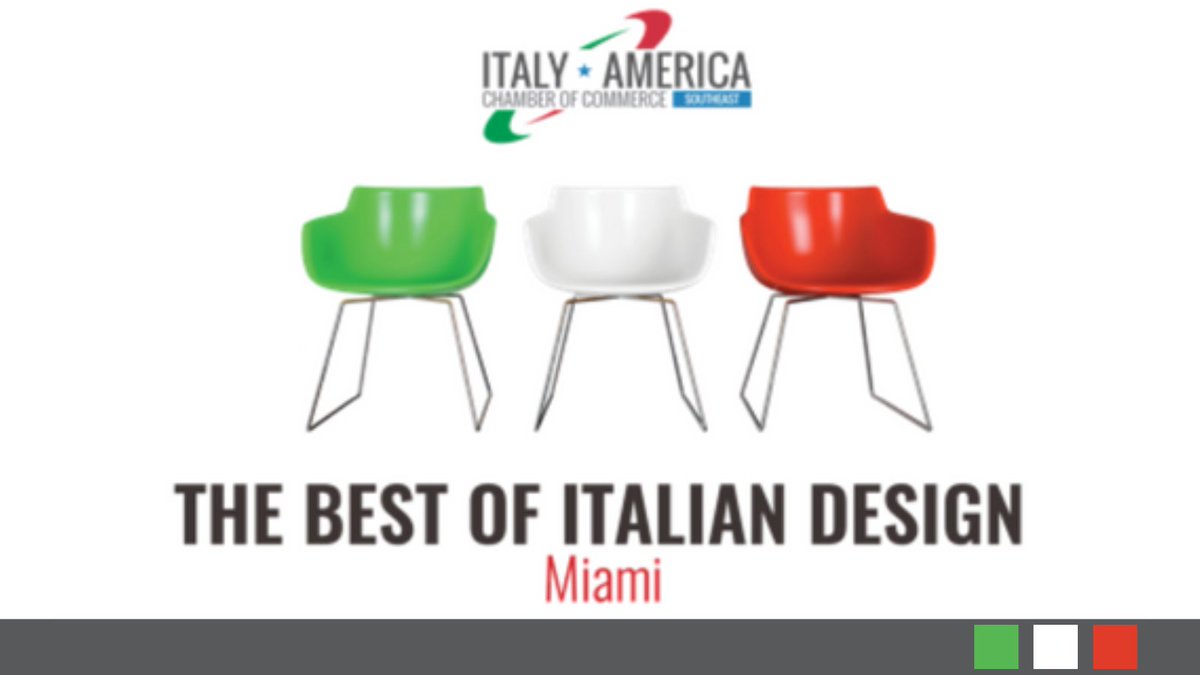 weDesignItaly's tweet photo. Design Italy flies to Miami! ✈️We are proud to be guests of #TheBestofItalianDesign, a unique event dedicated to luxury and innovative experiences in #desgn, #architecture and other excellences of #madeinitaly involving the most relevant professionals in the field https://t.co/4JFCqmL8wJ
