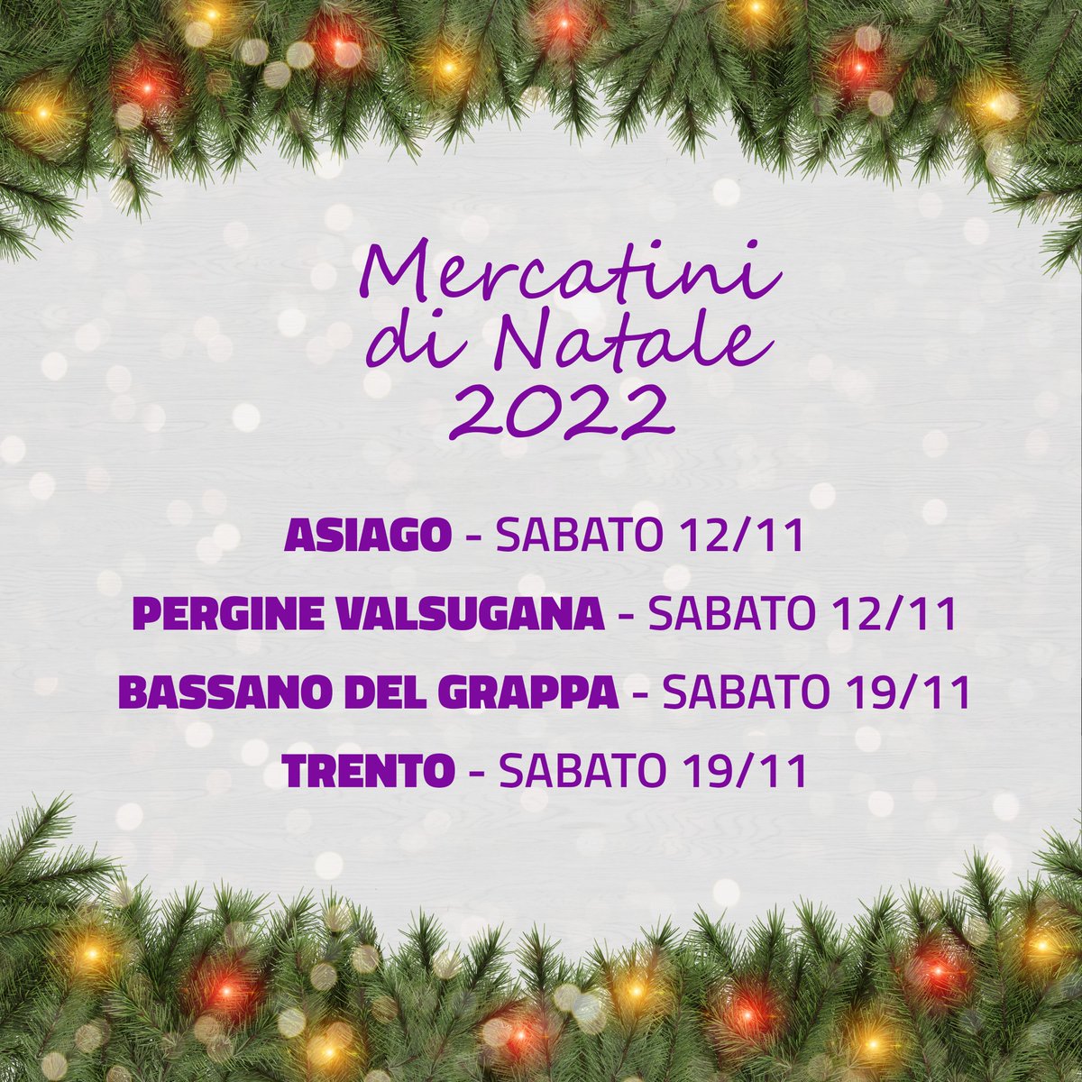È il momento dei #mercatini di #Natale! Ecco le date di apertura dei primi in cui #Crucolo sarà presente. Ci vediamo per un #Parampampoli?