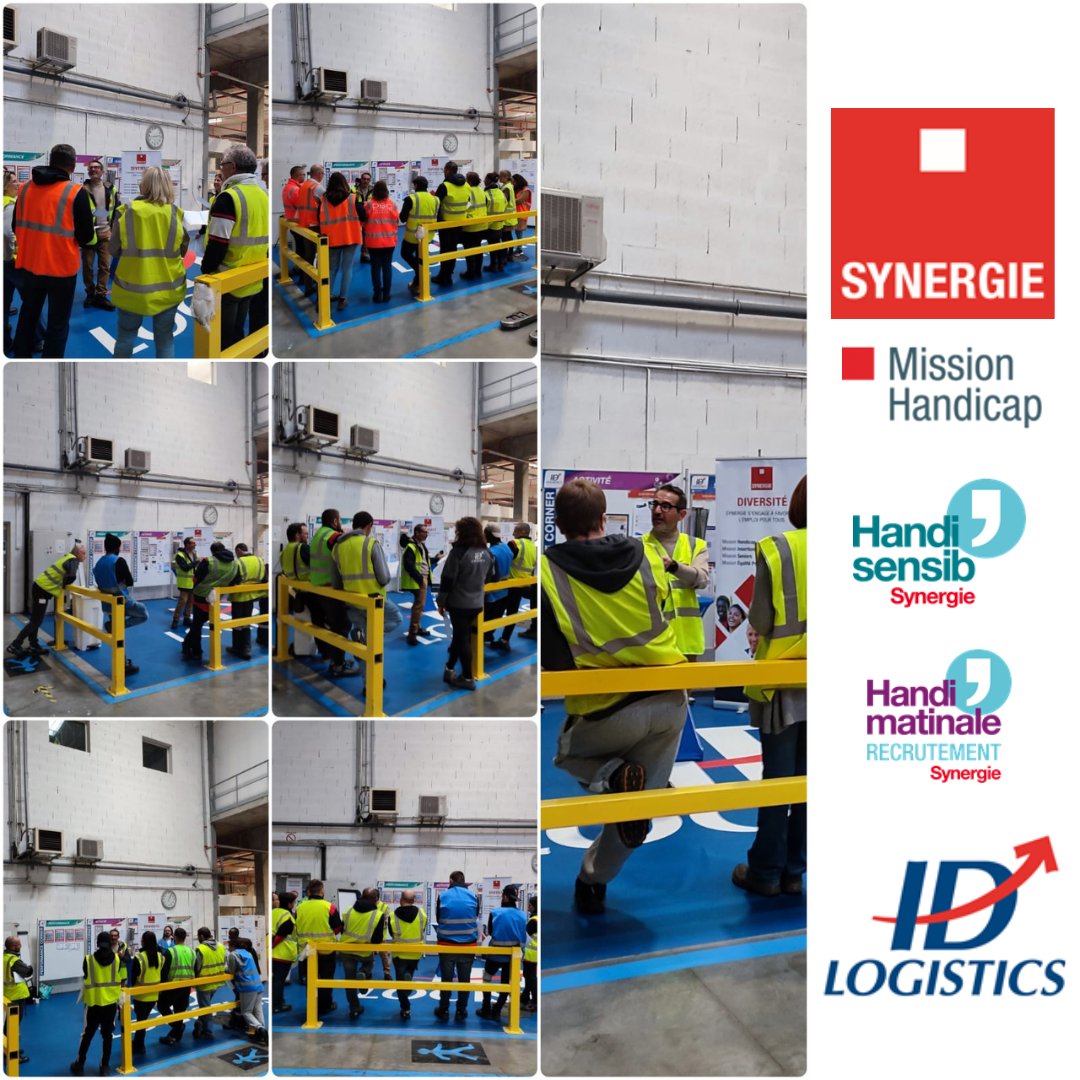 diversitesudest's tweet photo. Hier nous animions avec notre agence hébergée une nouvelle opération Sensibilisation Handicap au travers d'un Quiz chez notre client ID LOGISTICS Dossier STAC à St Quentin Fallavier ... De beaux échanges https://t.co/PlPLW4cgOR